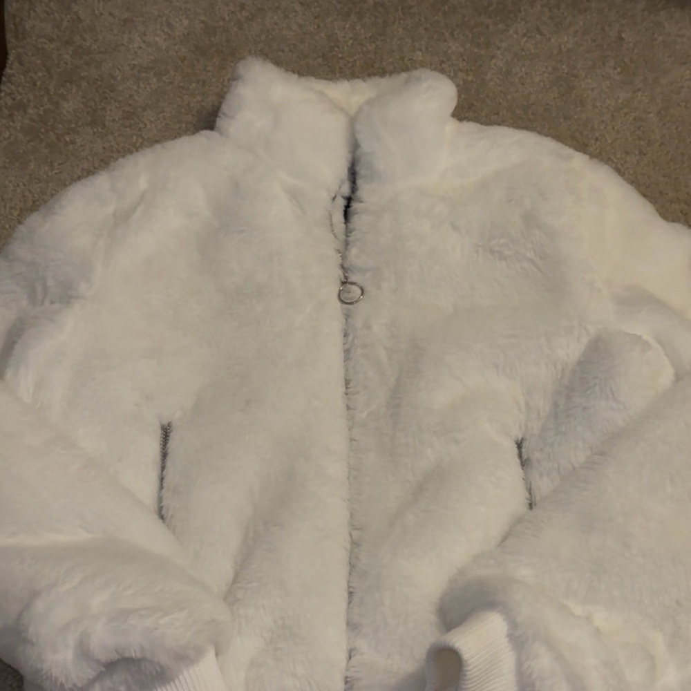 Ambiance White Teddy Jacket